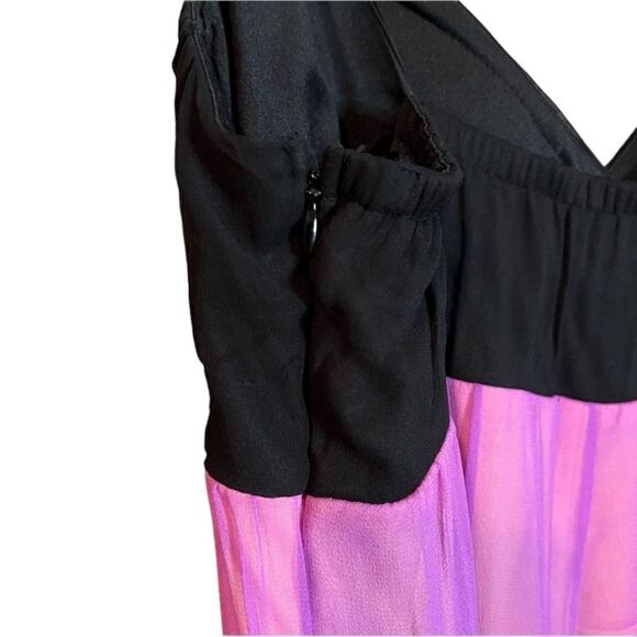 Sangria petite 100% silk colourful dress‎ - Picture 3 of 10